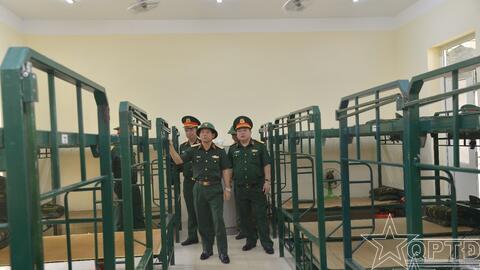 Nghiệm thu công trình cải tạo, sửa chữa tại Trường bắn khu vực Hoà Thạch