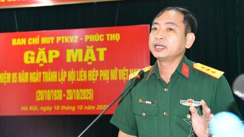 Gặp mặt kỷ niệm 95 năm Ngày thành lập Hội Liên hiệp phụ nữ Việt Nam