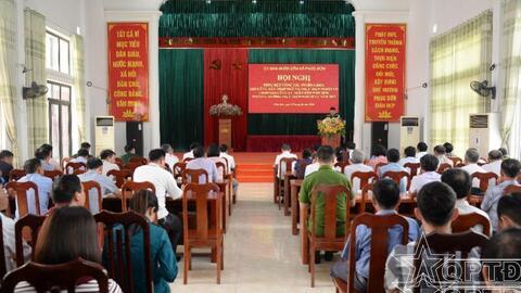 Xã Phúc Sơn hoàn thành 100% chỉ tiêu giao quân năm 2026