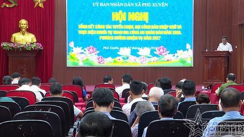 Xã Phú Xuyên: 31 tập thể, cá nhân được khen thưởng trong công tác tuyển quân