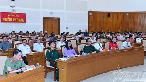 Phường Việt Hưng tổng kết công tác tuyển chọn và gọi công dân nhập ngũ năm 2026