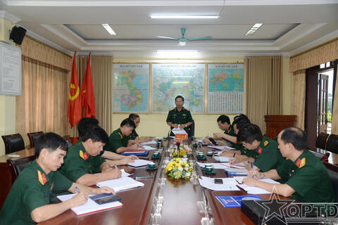Kiểm tra thực hiện Chương trình 09 của Thành ủy Hà Nội tại Ban CHQS huyện Chương Mỹ