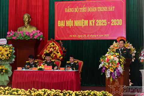 Đảng bộ Tiểu đoàn Trinh sát 20: Đại hội nhiệm kỳ 2025-2030
