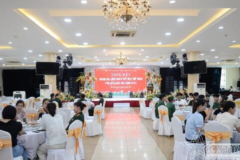 Tổng kết tham gia Liên hoan thể dục thể thao Phụ nữ quân đội