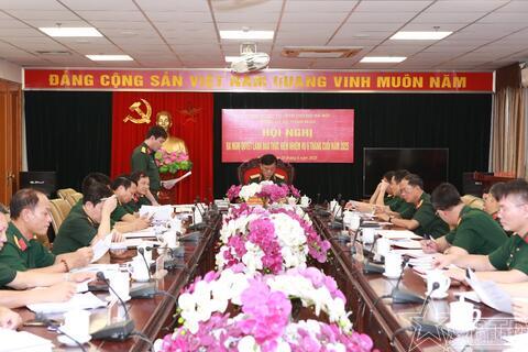 Đảng uỷ Bộ Tham mưu ra nghị quyết lãnh đạo thực hiện nhiệm vụ