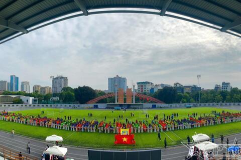 Khai mạc Giải bóng đá học sinh THPT Hà Nội - An ninh Thủ đô năm 2025