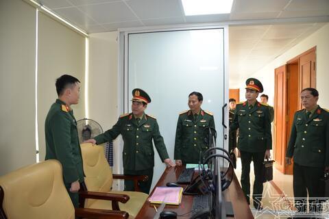 Kiểm tra công tác SSCĐ bảo vệ Đại hội lần thứ XIV của Đảng