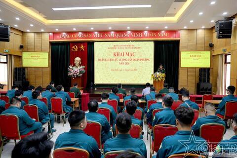 Phường Hoàn Kiếm nâng cao chất lượng huấn luyện cho lực lượng dân quân