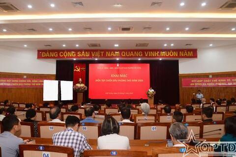 Phường Việt Hưng tổ chức diễn tập chiến đấu phòng thủ