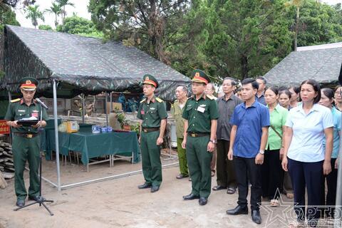 Triển khai lấy mẫu hài cốt liệt sĩ chưa xác định được thông tin