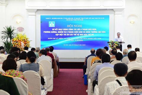 Hội Nhà báo thành phố Hà Nội sơ kết công tác Hội 6 tháng đầu năm 2025