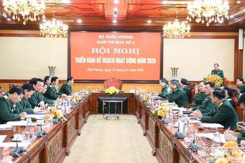 Khối thi đua số 2 (Bộ Quốc phòng) triển khai kế hoạch hoạt động thi đua năm 2026
