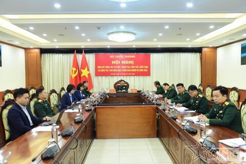 Bộ Quốc phòng tổng kết công tác tư pháp, thanh tra, pháp chế, kiểm toán và công tác 1389