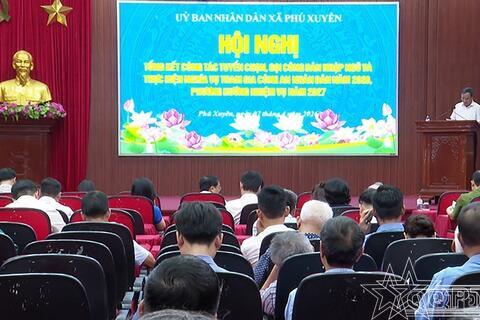 Xã Phú Xuyên: 31 tập thể, cá nhân được khen thưởng trong công tác tuyển quân