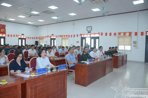 Xã Thuận An tổng kết công tác tuyển quân năm 2026, công tác giáo dục quốc phòng-an ninh và phòng không nhân dân năm 2025