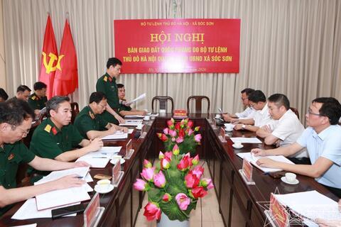 Bộ Tư lệnh Thủ đô Hà Nội bàn giao đất quốc phòng