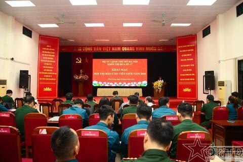 Khai mạc Hội thi Báo cáo viên giỏi Khối thi đua số 17 năm 2026