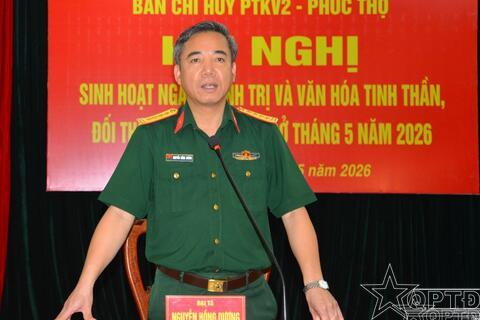 Phát huy dân chủ ở Ban Chỉ huy PTKV2-Phúc Thọ