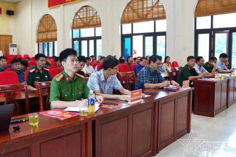 Xã Dương Hòa huấn luyện đội xung kích phòng, chống thiên tai và tìm kiếm cứu nạn 2026