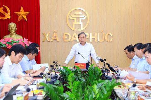 ⁷Chủ tịch UBND thành phố Hà Nội kiểm tra công tác phòng, chống thiên tai tại Đa Phúc và Trung Giã