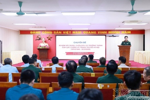 Phường Dương Nội thông tin chuyên đề về truyền thống của Lực lượng vũ trang Thủ đô
