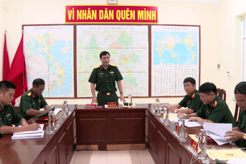 Đại tá Nguyễn Quốc Toản, Phó Tư lệnh Bộ Tư lệnh Thủ đô Hà Nội thăm, làm việc tại Kho K91, Cục Kỹ thuật