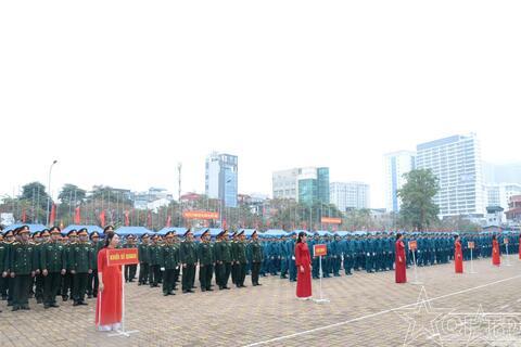 Ban CHPTKV3-Hồng Hà: Lễ ra quân huấn luyện năm 2026