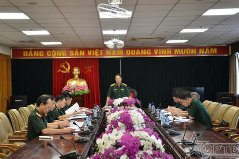 Triển khai công tác chuẩn bị Hội thao Thể dục thể thao chào mừng Đại hội đại biểu Đảng bộ Bộ Tư lệnh Thủ đô Hà Nội