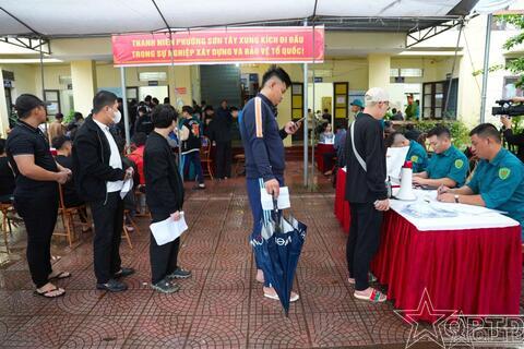 Điểm sáng trong công tác tuyển quân