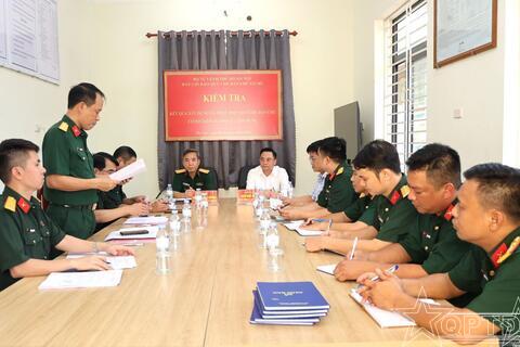 Ban CHQS xã Tam Hưng thực hiện tốt Quy chế dân chủ ở cơ sở