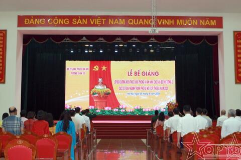 100% học viên tốt nghiệp lớp bồi dưỡng kiến thức quốc phòng và an ninh