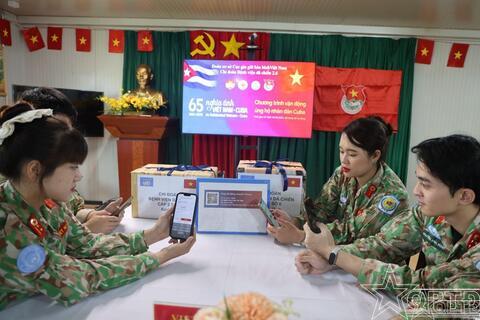 Lực lượng GGHB tại Nam Sudan hưởng ứng Chương trình “65 năm nghĩa tình Việt Nam-Cuba”
