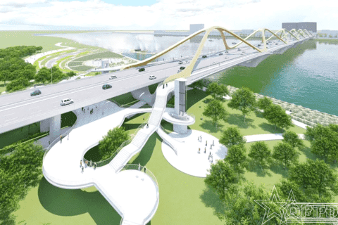 Cầu Trần Hưng Đạo tạo sự cân bằng phát triển Thủ đô theo định hướng  bền vững
