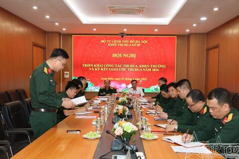 Khối thi đua số 9 triển khai công tác thi đua, khen thưởng năm 2026