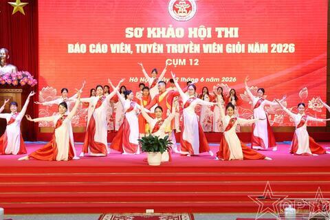 Bộ Tư lệnh Thủ đô Hà Nội đạt giải Nhất vòng Sơ khảo Hội thi Báo cáo viên, tuyên truyền viên giỏi Thành phố năm 2026
