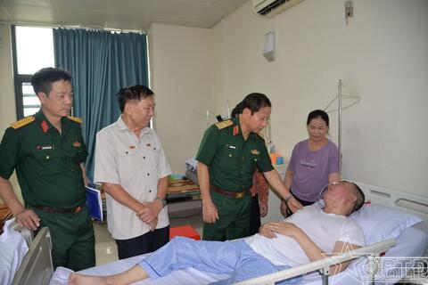 Thăm, động viên Thương binh Vũ Đức Toàn
