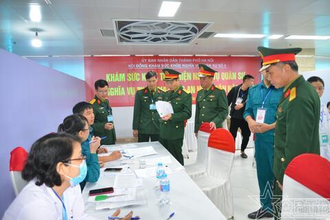 Kiểm tra công tác khám sức khỏe nghĩa vụ quân sự năm 2026