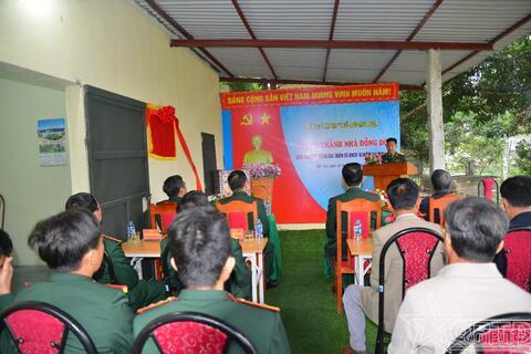 Khánh thành nhà đồng đội