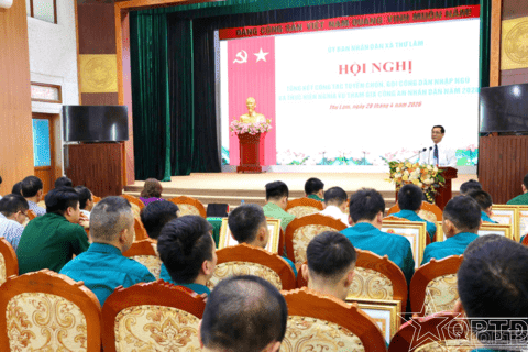 Xã Thư Lâm: Hoàn thành xuất sắc 100% chỉ tiêu giao quân năm 2026