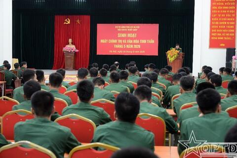 Tiểu đoàn Thiết giáp: Sinh hoạt Ngày Chính trị và văn hóa tinh thần