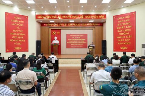 Phường Hoàng Liệt hoàn thành toàn diện công tác quân sự, quốc phòng 6 tháng đầu năm 2026