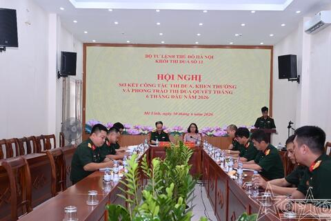 Khối thi đua số 12 sơ kết 6 tháng đầu năm