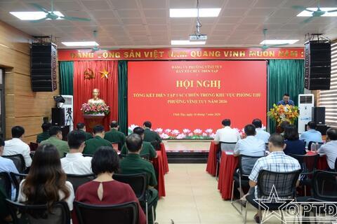 Phường Vĩnh Tuy: Hoàn thành tốt nhiệm vụ diễn tập