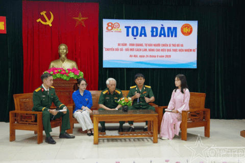 Tọa đàm kỷ niệm 80 năm Ngày truyền thống Lực lượng vũ trang Thủ đô